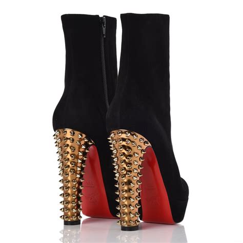 christian louboutin studded heel boots.